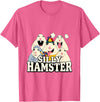 Funny Joke Silly Hamster Brain Rot Meme T-Shirt - Pink Heather