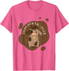 Cute Kawaii Merch Kawaii Chocolate Milk Cow T-Shirt - Pink Heather