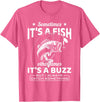 BCC Fishing Fisherman Angler Fish Lover Graphic Always Catch Something Fishing Angler Fisherman Fish Hunter T-Shirt - Pink Heather