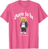 Bahaa's Tee Born To Be Different, Cool Teddy Bear Quotes Graphic Designs T-Shirt - Pink Heather