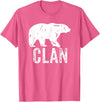 Bear Clan Founding Fathers Clothing Apparel Bear Clan Native American Pride Founding Fathers Tribe T-Shirt - Pink Heather