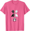 Panda Bear Giant Panda Fusion Dance White Back Panda Bear Giant Panda Fusion Dance Polar White Back Merge T-Shirt - Pink Heather