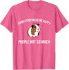 Guinea Pig Accessories & Gifts Funny Guinea Pig Tshirt Gift | Guinea Pig Tee T-Shirt - Pink Heather
