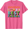 Llama Llama Netflix Best Friends Tee Shirt T-Shirt - Pink Heather