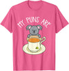 My Puns Are Koala Tea Koala Lover Gift T-Shirt - Pink Heather