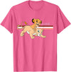 Disney - Lion King Simba & Nala Love T-Shirt - Pink Heather