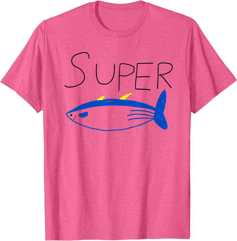 Super Tuna Tees Super Tuna funny tee T-Shirt - Pink Heather