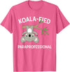 Teacher Gift T-Shirts and Apparel Cute Koala Paraprofessional Gift Appreciation T-Shirt T-Shirt - Pink Heather