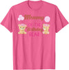 Family Birthday Bear Gifts Mommy of The Birthday for Girl Bear 1st Birthday Party Girl T-Shirt - Pink Heather