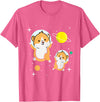 Hamster In Space Hamster Lover Gift T-Shirt - Pink Heather