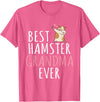 Best Hamster Grandma ever Cute Hamster Lover T-Shirt - Pink Heather