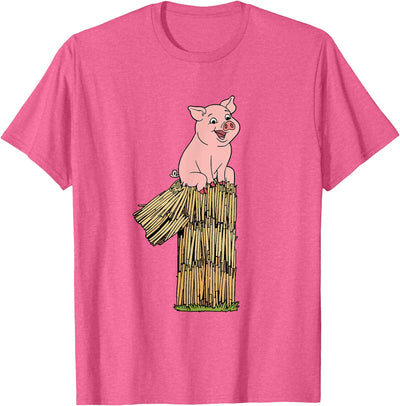 Three Little Pigs Pig 1 Easy Costume Kids Men Women T-Shirt