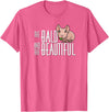 Kids Wheek Skinny Pig Mom Gifts T Shirts & Hoodies Funny Kawaii Kids Bald Beautiful Hairless Guinea Pig Lover T-Shirt - Pink Heather