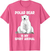 Polar Bear Gift Polar Bear Accessories & Stuff Cool Polar Bear Art For Men Women Kids Polar Bear Lover T-Shirt - Pink Heather