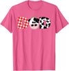 Funny Cow Mom And Dad Birthday Family Tees Dad of The Birthday for Boy Cow Farm 1st Birthday Cow Daddy T-Shirt - Pink Heather