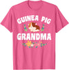 Guinea Pig Grandma Wear Guinea Pig Grandma Pet Owner T-Shirt - Pink Heather