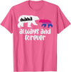 Bisexual Shirts Bi Pride Stuff Men Women Gifts Mama Bear Forever Bisexual Bi Pride Stuff Flag LGBTQ Mom T-Shirt - Pink Heather