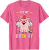 Its My Birthday Pig T-Shirt - Pink Heather