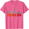 Berliner Bär Designs - Berlin Shop - Berlin Berlin Design - Berlin Bear - I Love Berlin T-Shirt - Pink Heather