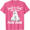 Polar Bear Gift Polar Bear Accessories & Stuff Best Polar Bear Design For Men Women Arctic Polar Bear Lover T-Shirt - Pink Heather