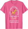 Goat sheep and cow fun I dont want to adult anymore want to goat funny T-Shirt - Pink Heather