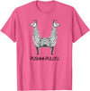 Pushmi-Pullyu Llama Funny Alpaca Llama Style, Pushmi-Pullyu Yoga T-Shirt - Pink Heather