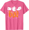 Halloween Boo Party Halloween Ghost Boo Cute T-Shirt - Pink Heather
