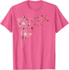Guinea Pig Lover Animal Pet Gift Animal Lovers Rodent Dandelion Guinea Pig T-Shirt - Pink Heather