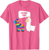 VepaDesigns Cinco De Mayo Shirt Mexican Gift Llama Id Hit That Pinata Mexican Funny Cinco de Mayo Gift T-Shirt - Pink Heather