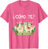 Spanish Shirt | Llama Tee | Funny Spanish Shirt Funny Spanish Tee, Como Te Llama, Llama Tshirt T-Shirt - Pink Heather