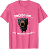 Z Generation TEES Funny Bear Excuse Me Your Birdfeeder Is Broken T-Shirt - Pink Heather