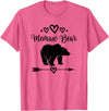 Homewise Shopper Memaw Memaw Bear Grandmother T-Shirt - Pink Heather