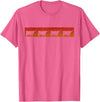 Triple G Mavs Vintage Retro Longhorn Shirt Cow Farm Animal Gift T-Shirt - Pink Heather