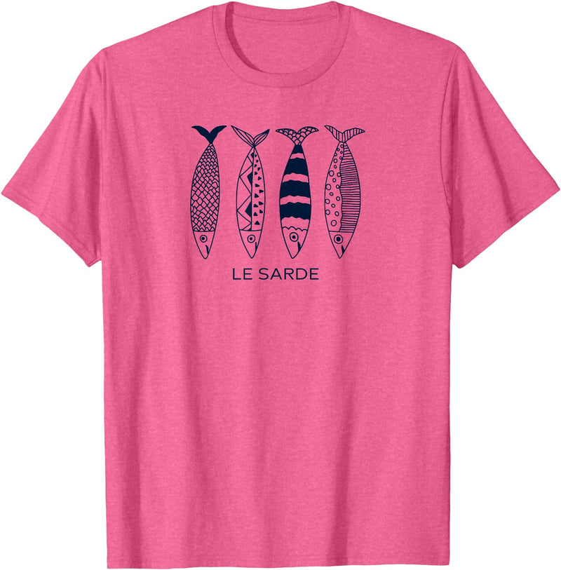 Clean Girl Aesthetic Shirts La Dolce Vita Shirt Sardine Tinned Fish Tshirt Clean Girl T-Shirt - Pink Heather