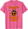 One Spooky Dude 1st Birthday Outfit For Family Brother of The Spooky Dude Halloween Pumpkin Birthday Family T-Shirt - Pink