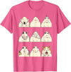 Hamster Reaction Meme Kids Boys Girls Men and Women T-Shirt - Pink Heather