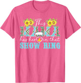 Proud Pig Show Mom Mother's Day Proud Pig Show Mom Pig Show Mother Pig Show Mama T-Shirt - Pink Heather