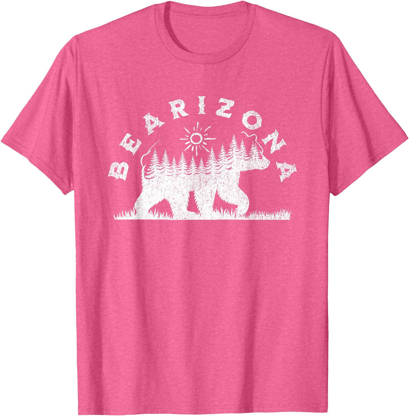 Bearizona Wildlife Park Williams Arizona Bear Arizona Bear Bearizona AZ T-Shirt - Pink Heather