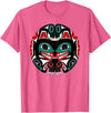 Tribal America Alaska Native American Art Tlingit Eagle Tribal Bear Clan T-Shirt - Pink Heather