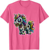Cool Zombie Horror and Halloween Designs Scary Zombie Unicorn Scary Halloween Horror Monster Design T-Shirt - Pink Heather