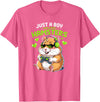 Boys Hamster T-Shirt - Pink Heather