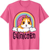 Guinea Pig by Hoy Haus Guinicorn Funny Guinea Pig Shirts For Kids Boy Girl Unicorn T-Shirt - Pink Heather