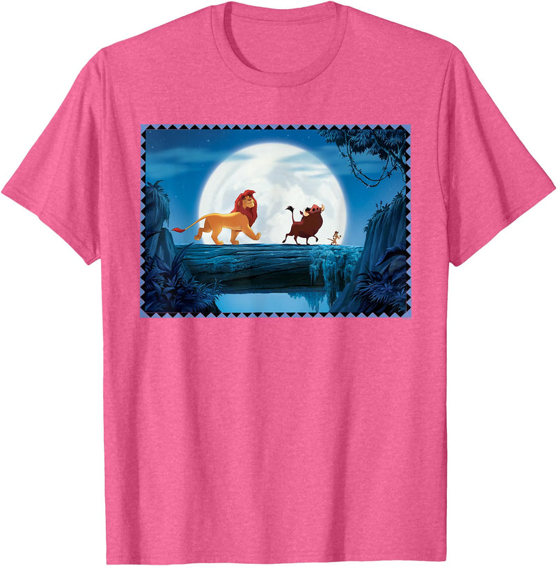 Disney The Lion King 30th Anniversary Hakuna Matata March T-Shirt - Pink Heather