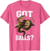 Royal Ball Python Supplies Snake Owner Herpetology Funny Ball Python Lover Balls Reptile Keeper Snake Owners T-Shirt - Pink