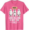 Greenland is not for sale Merch Greenland is not for Sale Polar Bear Greenland Denmark T-Shirt - Pink Heather