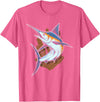 Fish Species Collection Gift Idea Fischerart Biology Swordfish Fish T-Shirt - Pink Heather