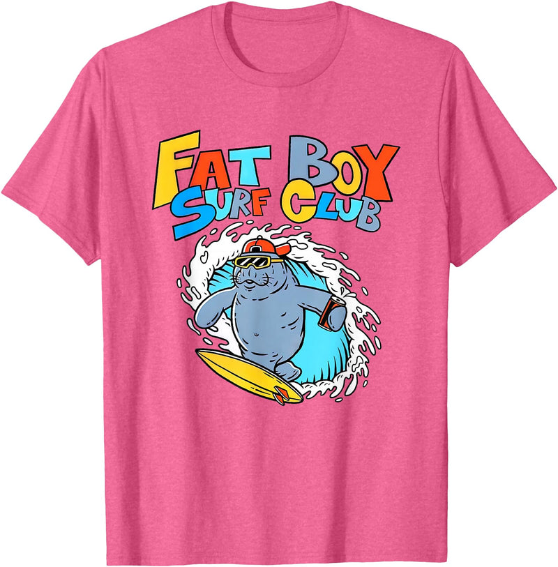 Fat Boy Surf Club Tees Fat Boy Surf Club T-Shirt - Pink Heather