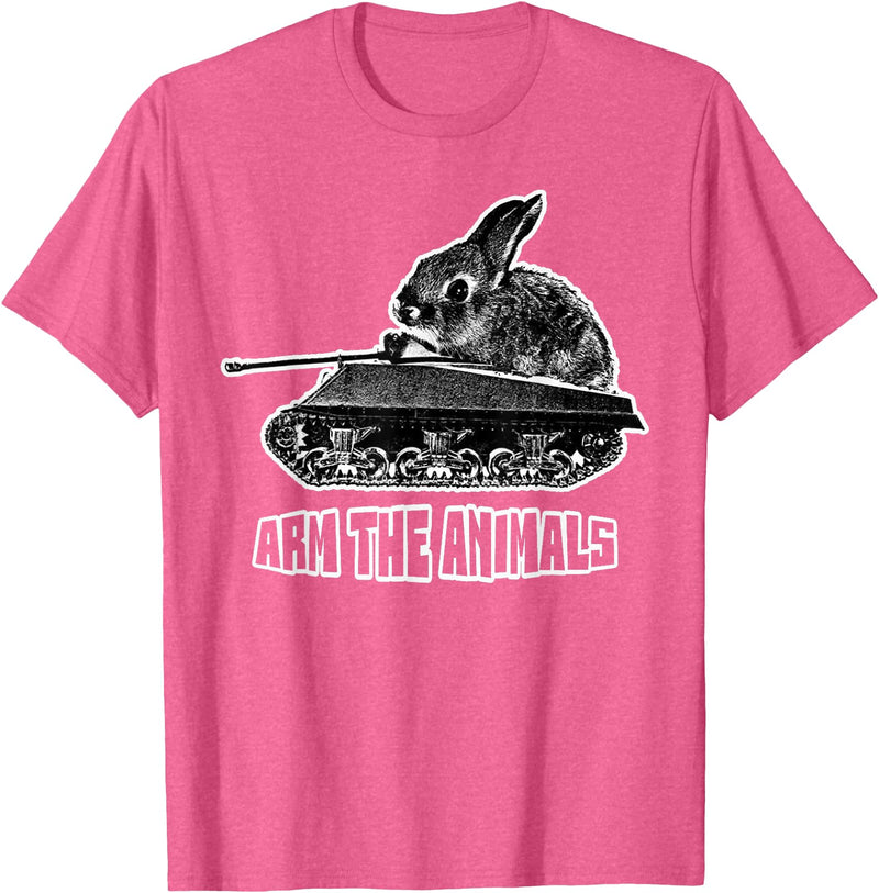 Cute Rabbit Lover Bunny Graphic Tank Top in Pink Heather