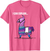 Funny gaming T-Shirts Loot Llama I Can Explain Gaming T-Shirt T-Shirt - Pink Heather