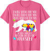 Mama Papa Bear Shirt Autism Awareness Shirt For Women Men T-Shirt - Pink Heather